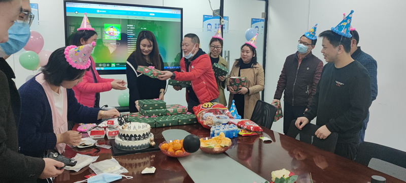 福州博鱼体育app科技2022年第一季度员工生日会